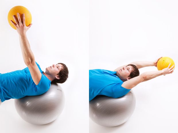 Überzüge auf Gymnastikball